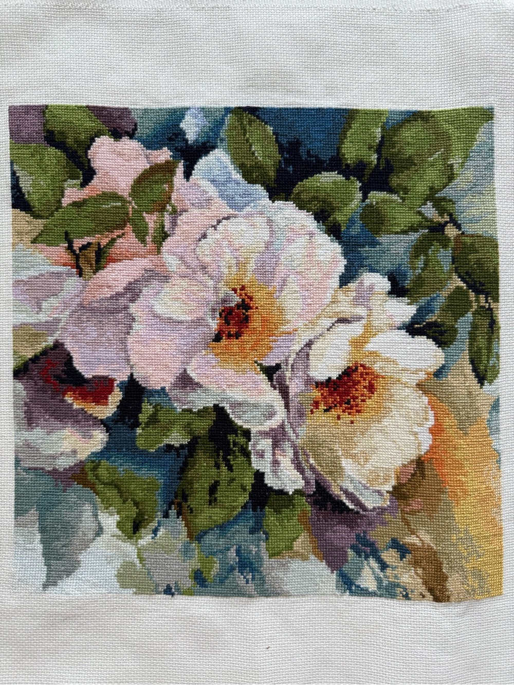 Cross stitch embroidery Roses/Flowers